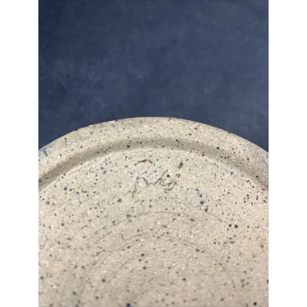 Stoneware Glazed Butter Bell Keeper Crock Handmade Art Pottery